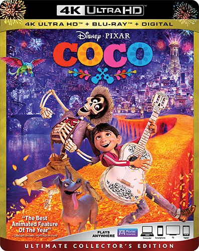 Coco [Includes Digital Copy] [4K Ultra HD Blu-ray/Blu-ray] [2017]