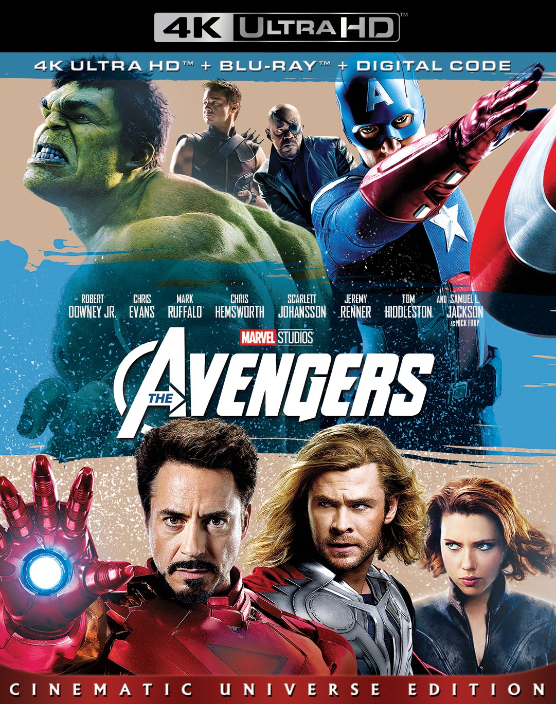Marvel's The Avengers [Includes Digital Copy] [4K Ultra HD Blu-ray/Blu-ray] [2012]