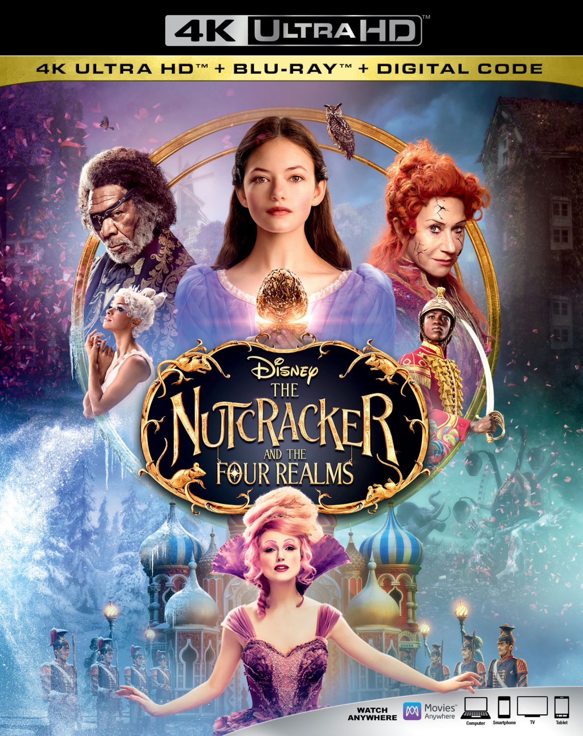 The Nutcracker and the Four Realms [Includes Digital Copy] [4K Ultra HD Blu-ray/Blu-ray] [2018]