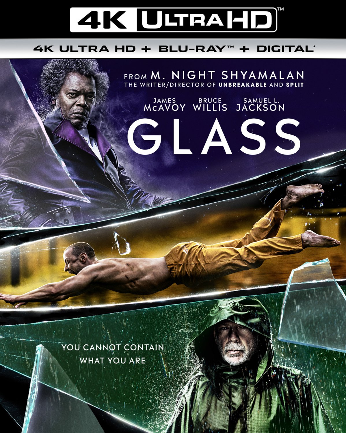 Glass [Includes Digital Copy] [4K Ultra HD Blu-ray/Blu-ray] [2019]