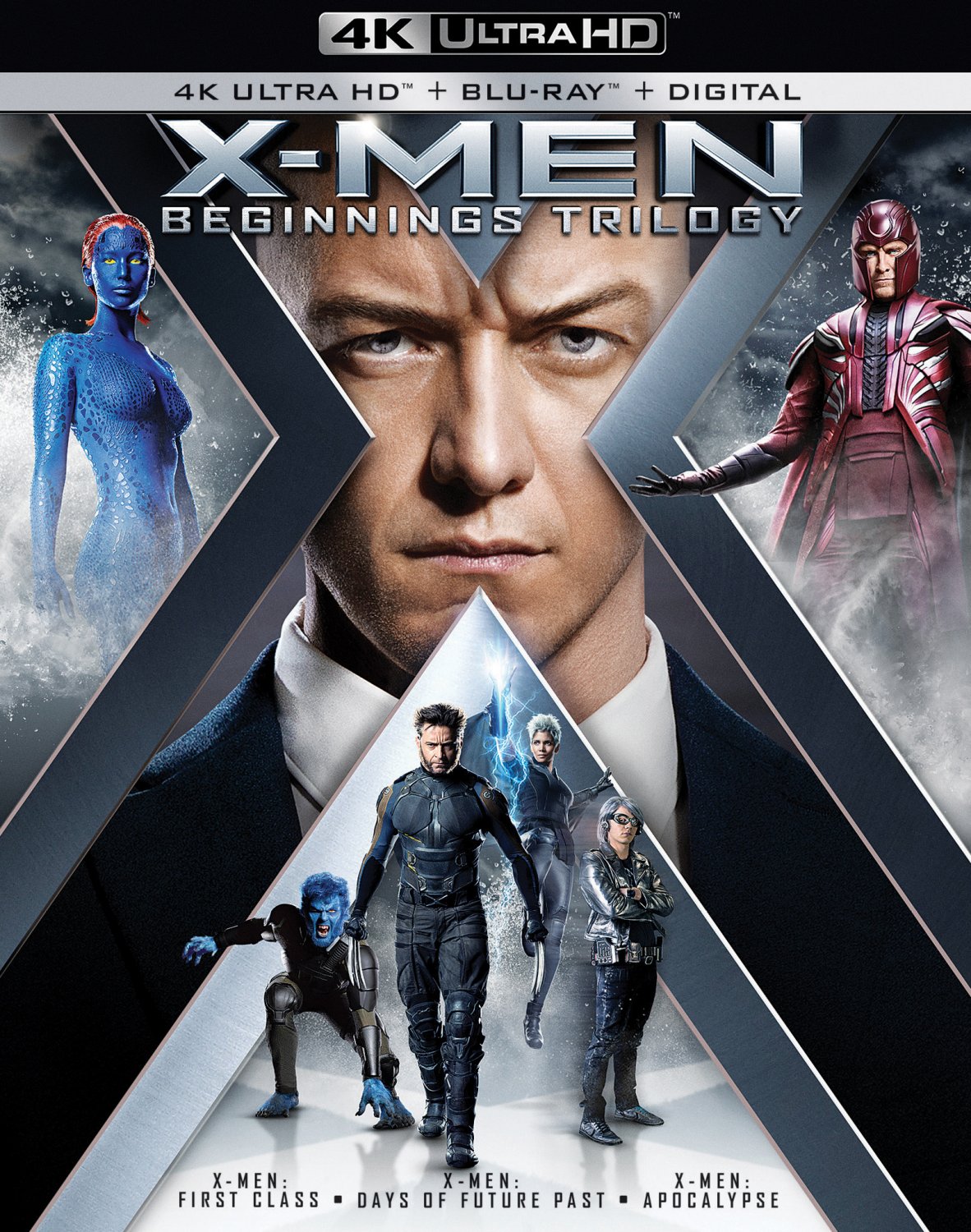 X-Men Beginnings Trilogy [Includes Digital Copy] [4K Ultra HD Blu-ray/Blu-ray]