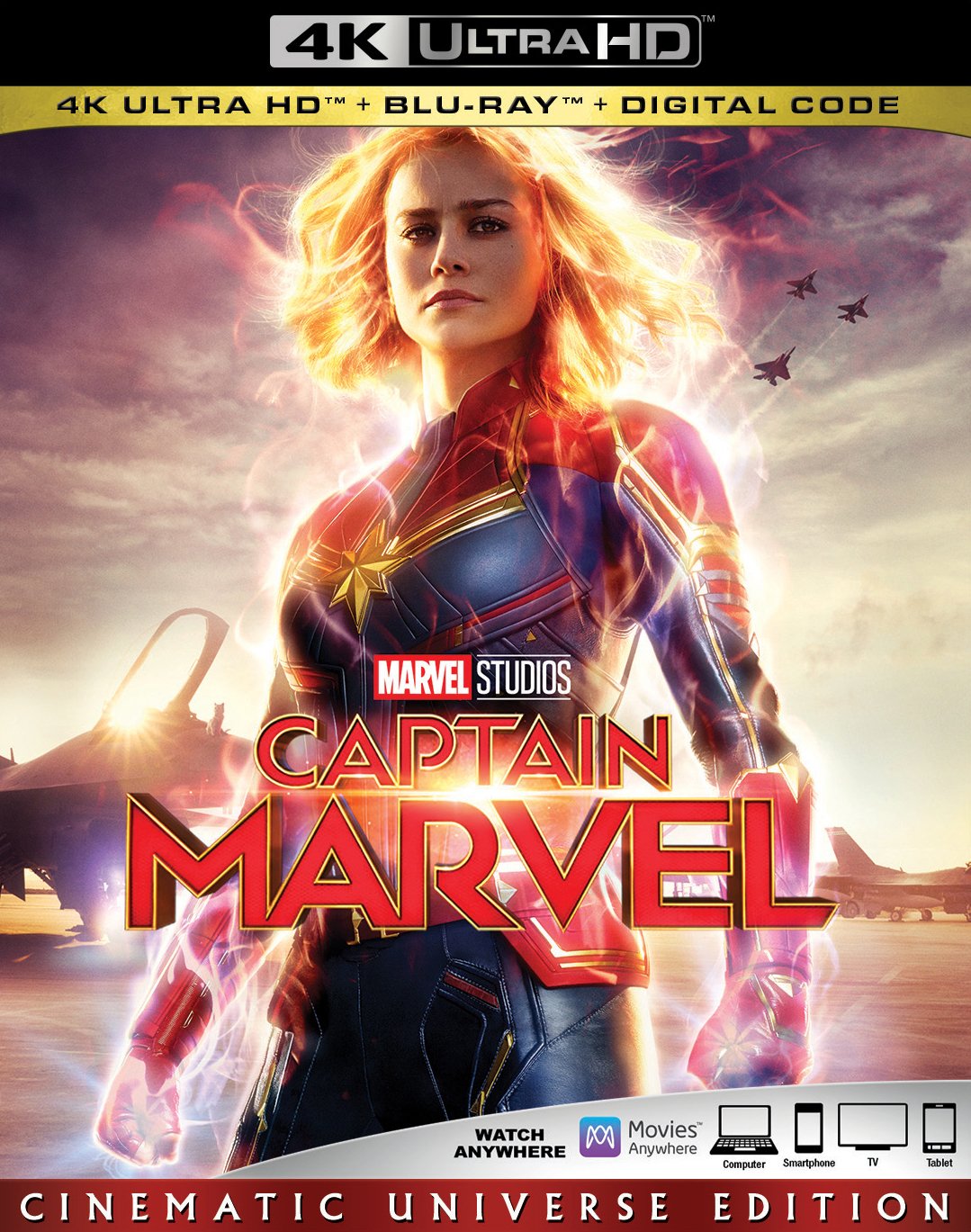 Captain Marvel [Includes Digital Copy] [4K Ultra HD Blu-ray/Blu-ray] [2019]