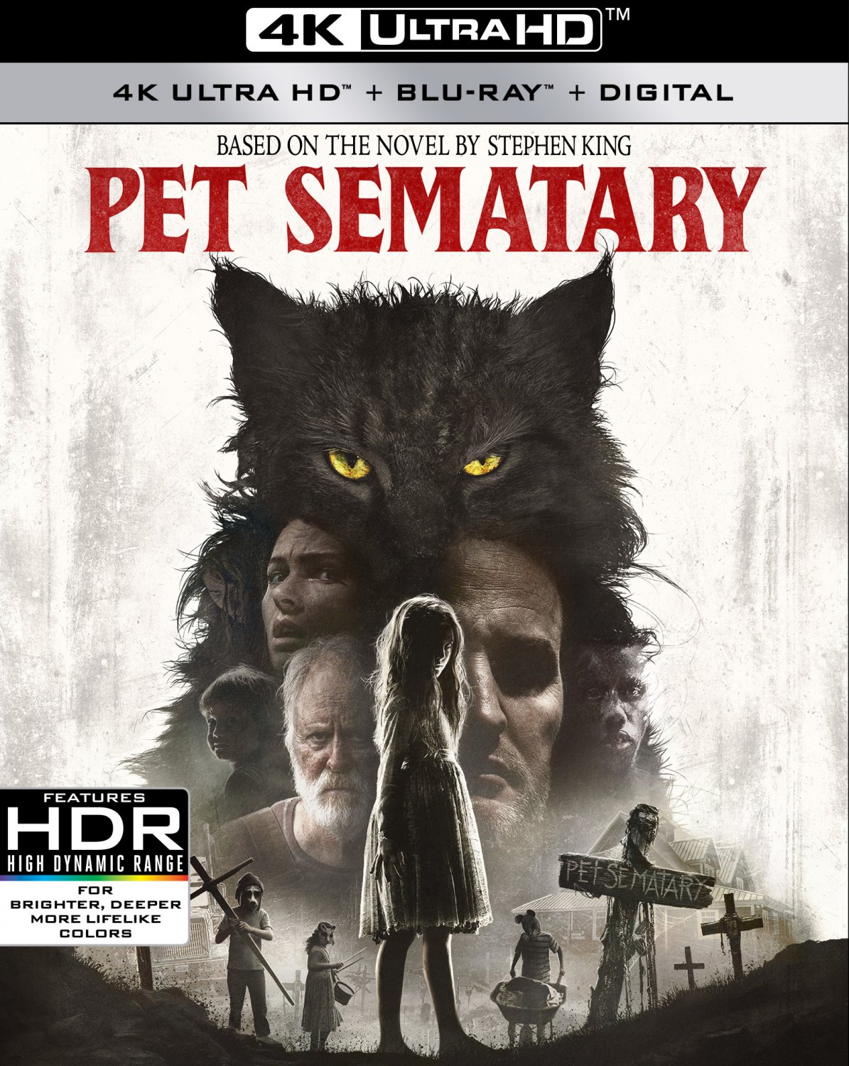 Pet Sematary [Includes Digital Copy] [4K Ultra HD Blu-ray/Blu-ray] [2019]