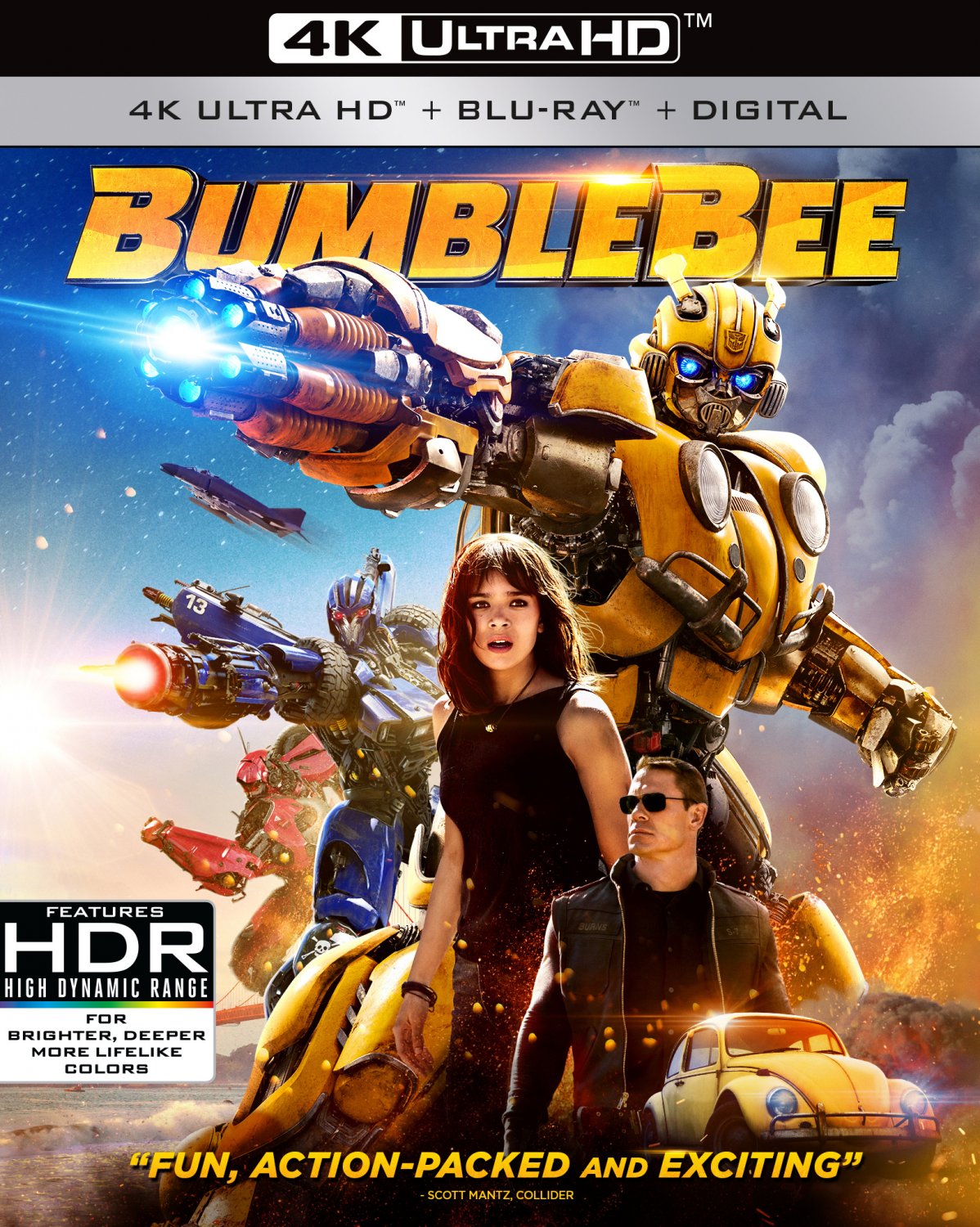 Bumblebee [Includes Digital Copy] [4K Ultra HD Blu-ray/Blu-ray] [2018]