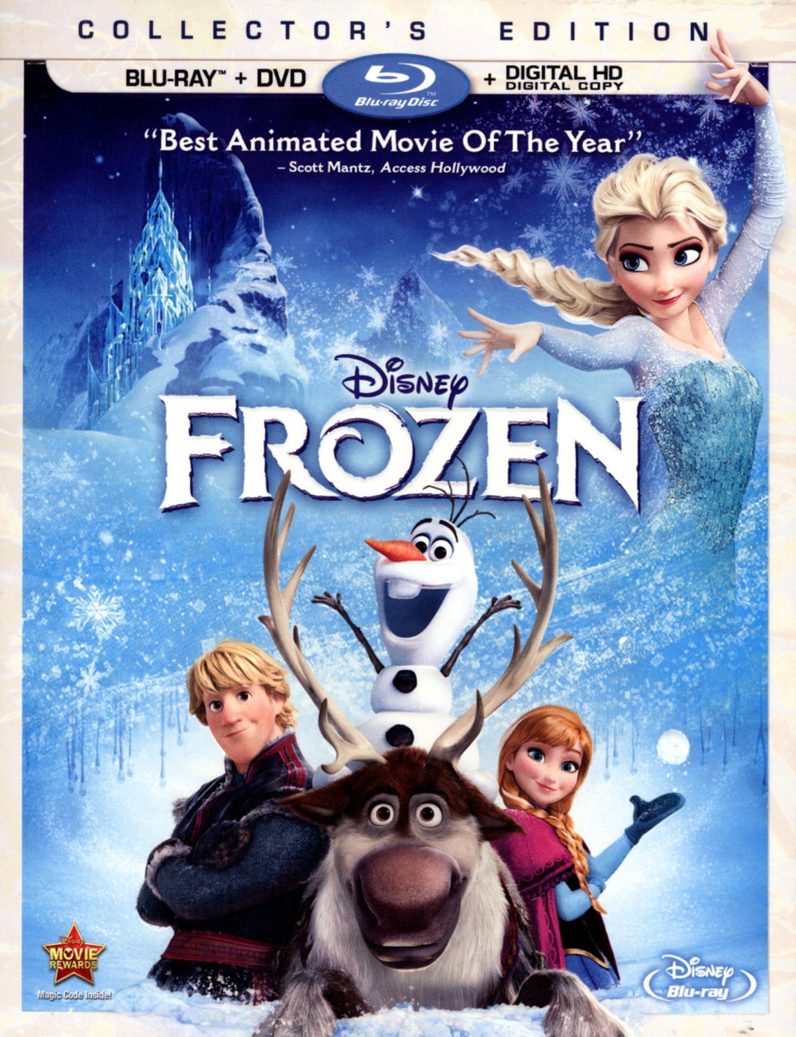 Frozen [2 Discs] [Includes Digital Copy] [Blu-ray/DVD] [2013]
