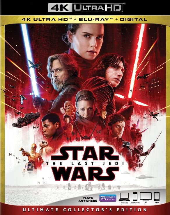 Star Wars: The Last Jedi [Includes Digital Copy] [4K Ultra HD Blu-ray/Blu-ray] [2017]