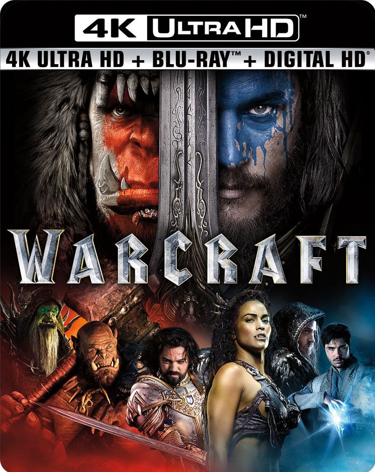 Warcraft [Includes Digital Copy] [4K Ultra HD Blu-ray/Blu-ray] [2016]