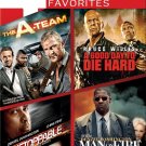 The A-Team/A Good Day to Die Hard/Unstoppable/Man on Fire [4 Discs] [DVD]
