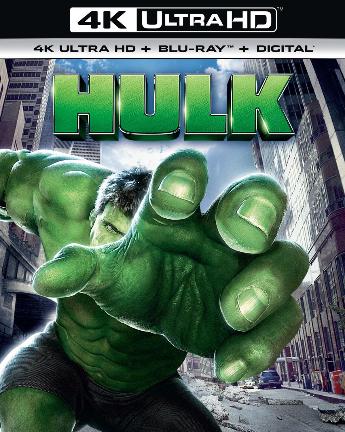 Hulk [Includes Digital Copy] [4K Ultra HD Blu-ray/Blu-ray] [2 Discs] [2003]