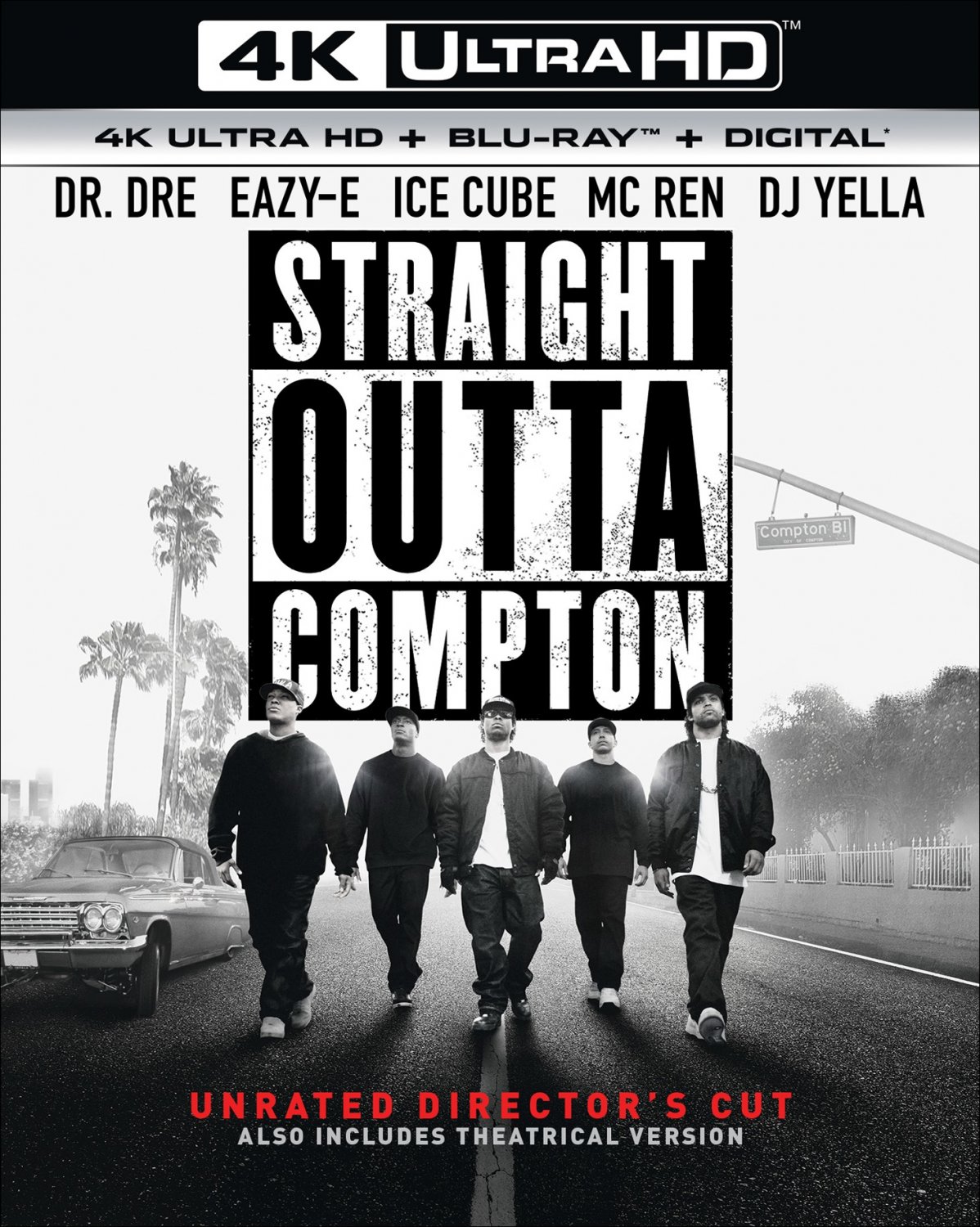 Straight Outta Compton [Includes Digital Copy] [4K Ultra HD Blu-ray/Blu-ray] [2015]