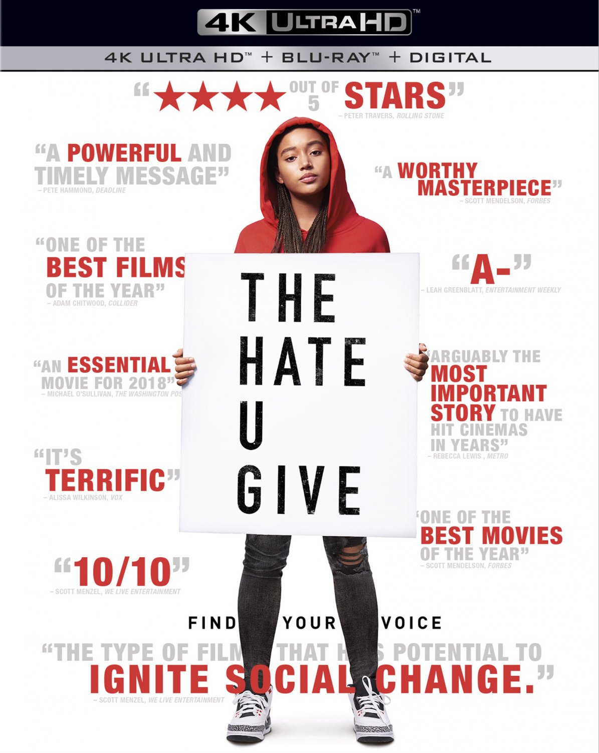 The Hate U Give [Includes Digital Copy] [4K Ultra HD Blu-ray/Blu-ray] [2018]