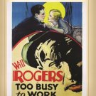 Too Busy to Work [DVD] [1932]