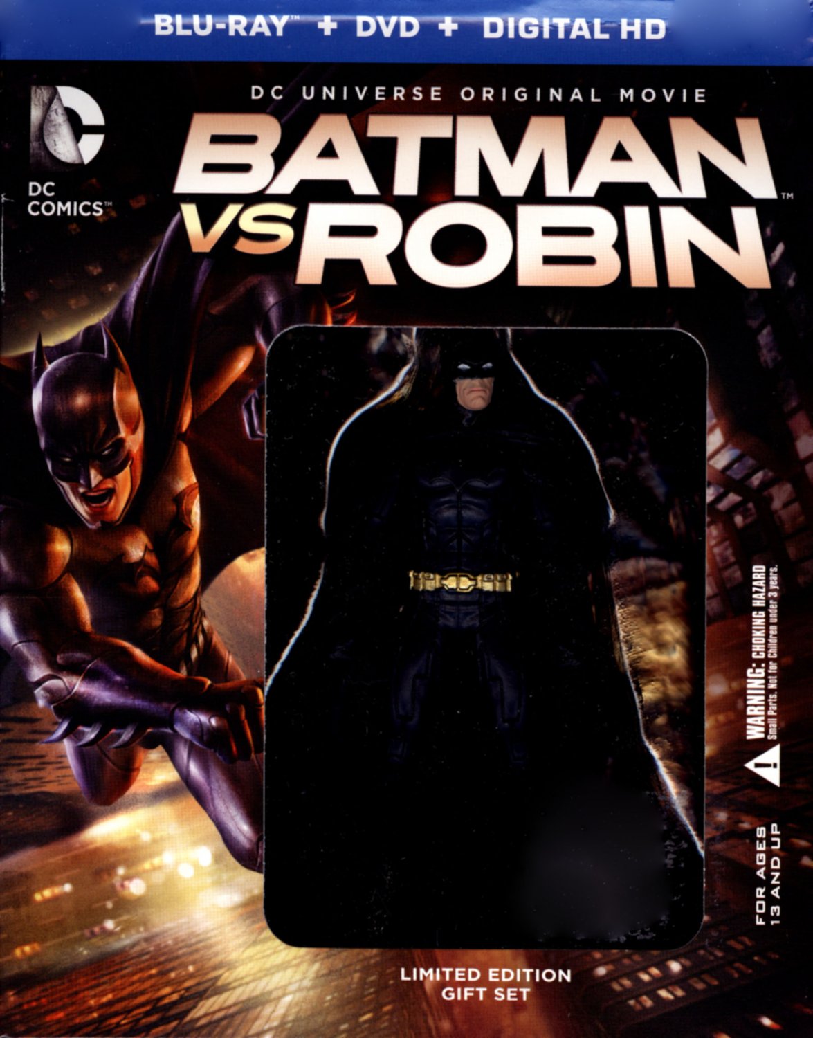 Batman vs. Robin [2 Discs] [Includes Digital Copy] [With Figurine] [Blu-ray/DVD] [2015]