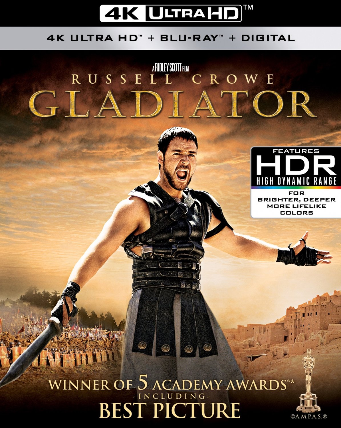 Gladiator [4K Ultra HD Blu-ray/Blu-ray] [2000]