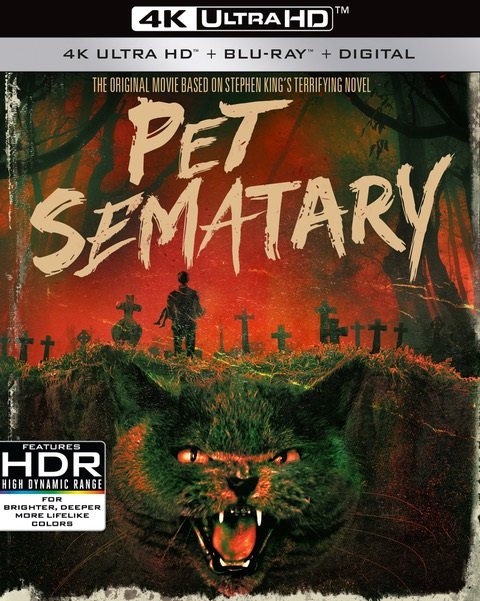 Pet Sematary [Includes Digital Copy] [4K Ultra HD Blu-ray/Blu-ray] [1989]