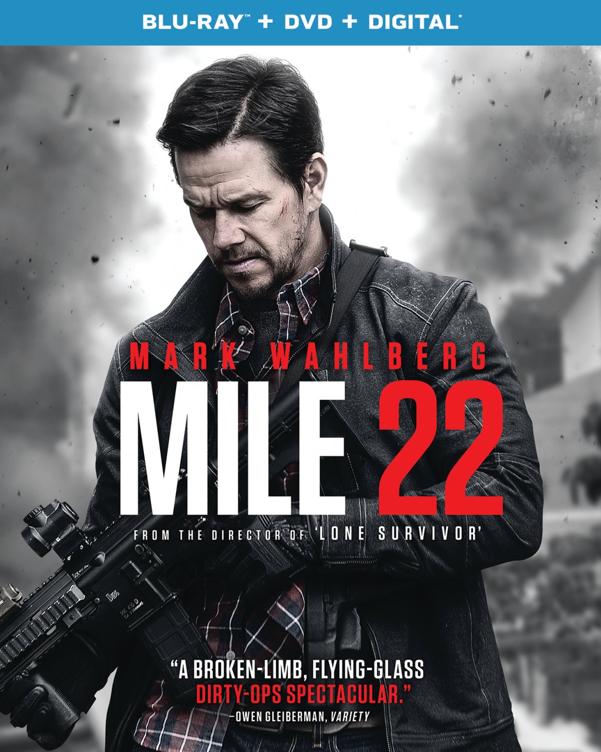 Mile 22 [Includes Digital Copy] [Blu-ray/DVD] [2018]
