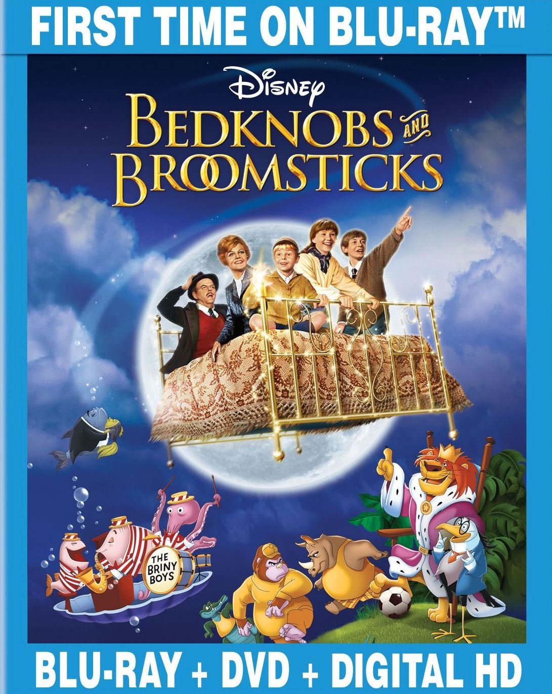 Bedknobs and Broomsticks [2 Discs] [Blu-ray/DVD] [1971]