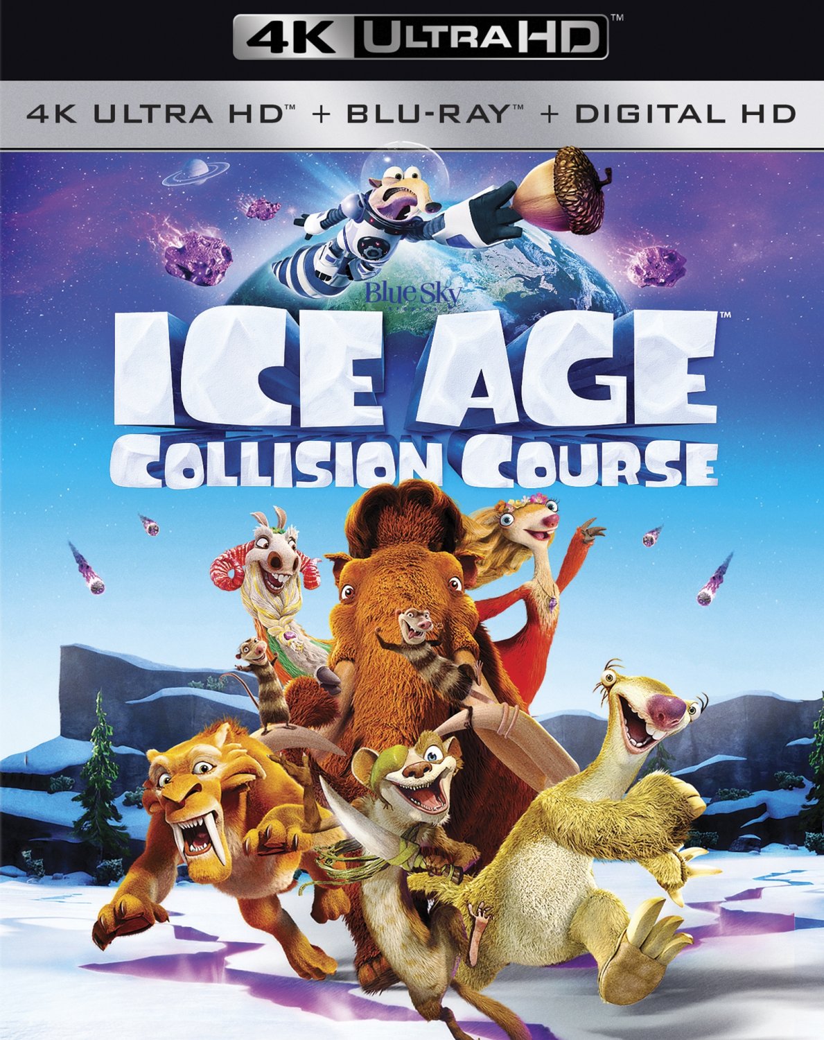 Ice Age: Collision Course [4K Ultra HD Blu-ray/Blu-ray] [Includes Digital Copy] [2016]