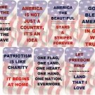 Set Of 7 Patriotic Sign Help The Cause! Hang A Sign In Every Home In America