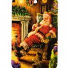 Santa Claus Winter Christmas Window/Wall Ornament Plaque Sign