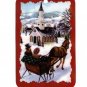 Get All 4 Winter Christmas Window/Wall Ornaments Plaques Signs Santa, Tree, Cardinal, Church