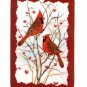 Get All 4 Winter Christmas Window/Wall Ornaments Plaques Signs Santa, Tree, Cardinal, Church