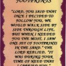 Love Notes 3" x 4" Inspirational Saying 1011 Footprints