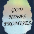Love Notes 3" x 4" Inspirational Saying 1014 God Keeps Promises