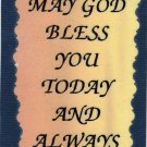 Love Notes 3" x 4" Inspirational Saying 1021 May God Bless You Today And Always