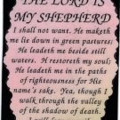 1028 The Lord Is My Shepherd Love Notes 3" x 4" Inspirational Saying
