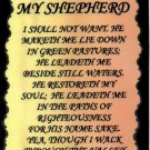 1028 The Lord is my Shepherd Inspirational Sayings Signs Plaques Christian Gifts