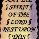 1027 May The Spirit Of The Lord Rest Upon This House Sign Plaque Inspirational Saying 1027 May The Spirit Of The Lord Rest Upon This House Sign Plaque Inspirational Saying