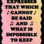 5103 Music expresses that which cannot be said Musician Sayings Signs Plaques Gifts