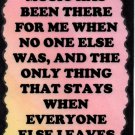 5120 Music has been there for me when no one else Musician Saying Sign Plaque Gifts