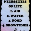 5085 Necessities of life 1 Air 2 4 Showtunes Music Saying Signs Plaques Musician Gifts 5085 Necessities of life 1 Air 2 4 Showtunes Music Saying Signs Plaques Musician Gifts