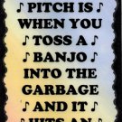5092 Perfect pitch Banjo hits an Accordion Music Signs Band Jazz Orchestra