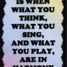 5112 Signs of Life Love Laughter Music Happiness is when what you sing play