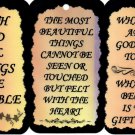 3 Inspirational Signs Sayings #4 Plaques Christian Gifts Love Religious Faith Blessings