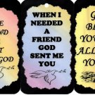 3 Friendship Signs Sayings Set #1 Plaques Gifts Inspirational Friends Christian 3 Friendship Signs Sayings Set #1 Plaques Gifts Inspirational Friends Christian