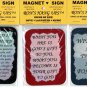 12 Inspirational Refrigerator Magnets Signs Faith Christian Gifts God Friends