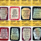 12 Friendship Refrigerator Magnets Signs Inspirational Comic Funny Love Friend