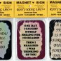 12 Friendship Refrigerator Magnets Signs Inspirational Comic Funny Love Friend