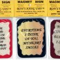 12 Friendship Refrigerator Magnets Signs Inspirational Comic Funny Love Friend