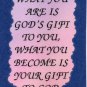 3 Inspirational Refrigerator Magnets Signs Christian Faith God Love Friend #4