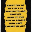 3268 Refrigerator Magnet Sign Funny Friendship Gift I Am Forced To Add Another