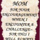 2023 Refrigerator Magnets Signs Thank you Mom for all Inspirational Family Gifts