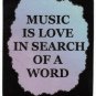 5065 Refrigerator Magnet Sign Music Is Love In Search Of A Word Choir Orchestra