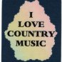 5041 Refrigerator Magnet Sign I Love Country Music Band Orchestra Choir Song