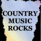 5079 Refrigerator Magnet Sign Country Music Rocks Band Western Song Rhythm