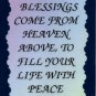 1007 Refrigerator Magnet Signs May Blessings Come From Heaven Above To Fill Your